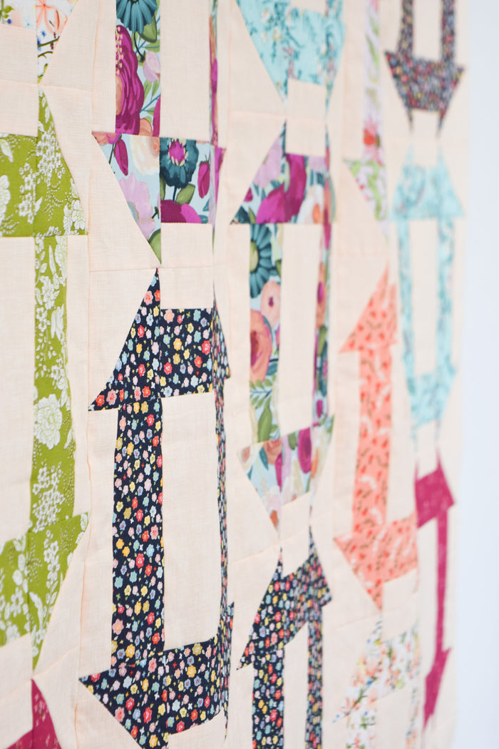 Charming Churn Dash Quilt (Downloadable Sewing Pattern)