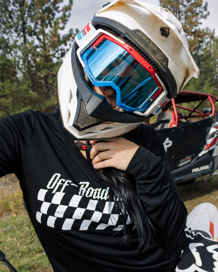 Checkered Flag Lightweight Jersey/Tech Tee