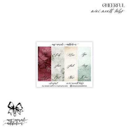 Cheerful Date Covers and Tabs