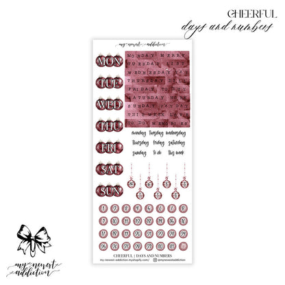 Days and Numbers / Premium Matte