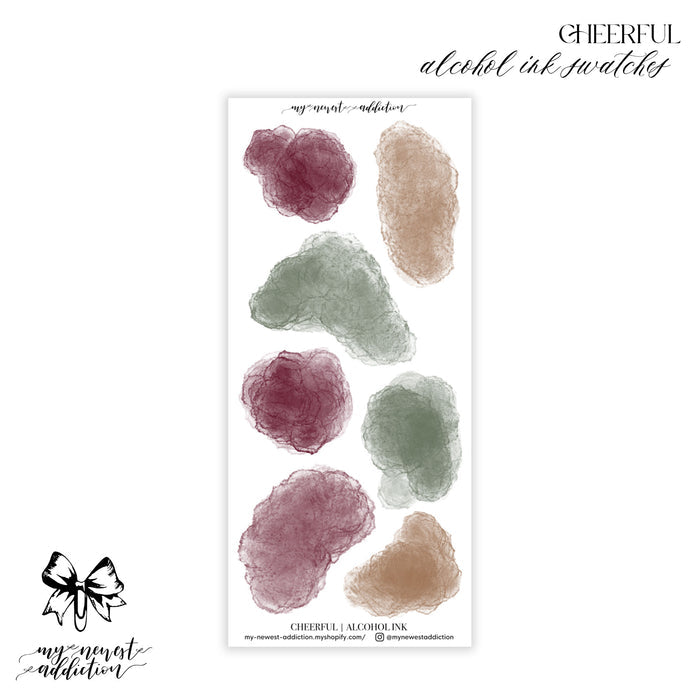 Alcohol Ink Swatches / Premium Matte
