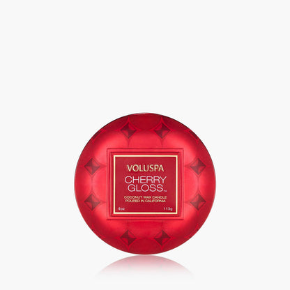 Cherry Gloss - Mini Tin Candle