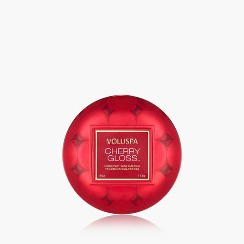Cherry Gloss - Mini Tin Candle