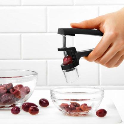 cherry/olive pitter lifestyle