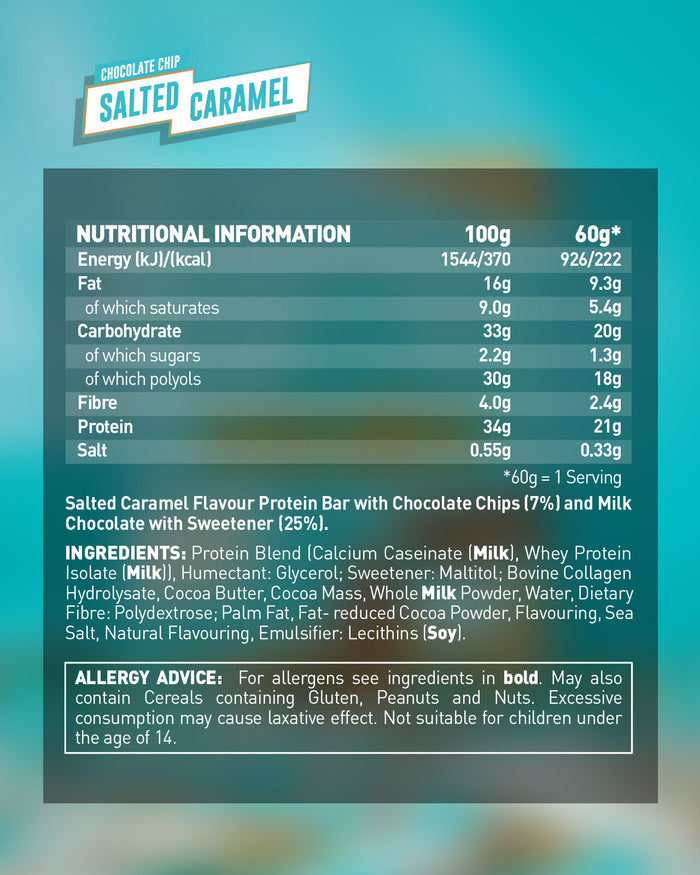 Chocolate Chip Salted Caramel Protein Bar