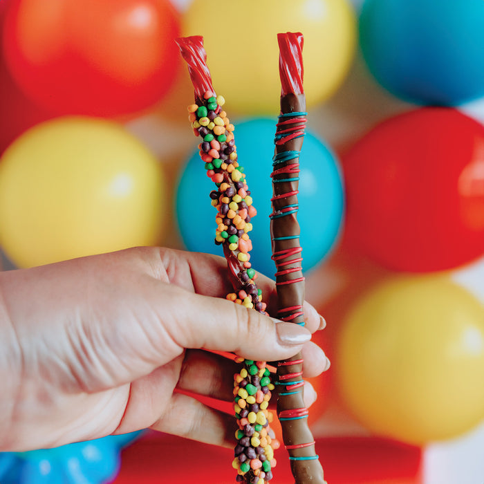 Chocolate-coated licorice with Nerds - Pack of 2