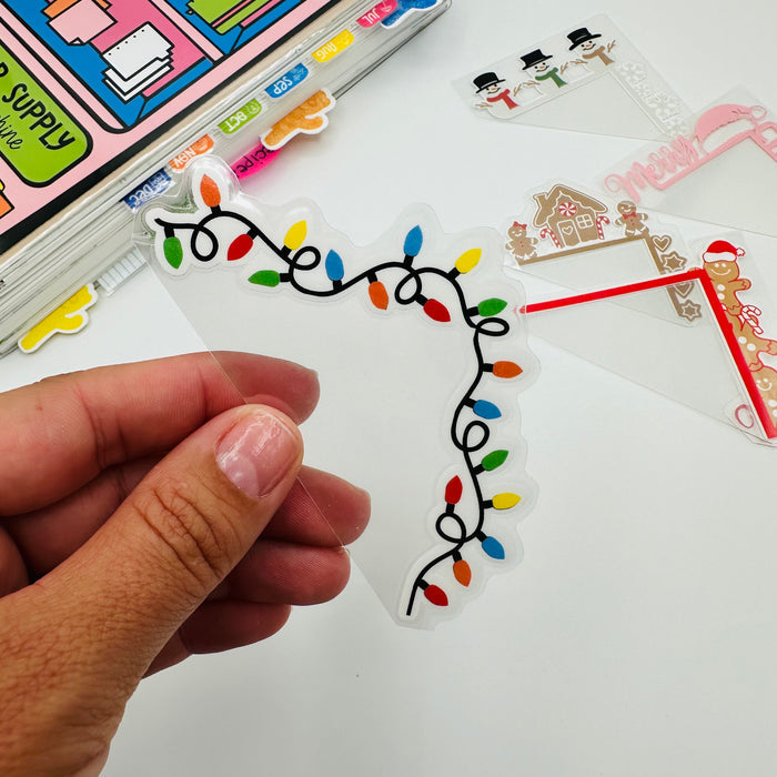 Christmas Lights Corner Tab