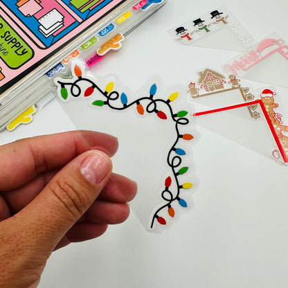 Christmas Lights Corner Tab