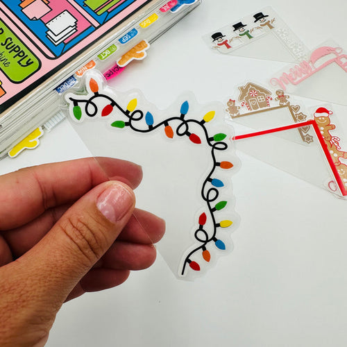 Christmas Lights Corner Tab