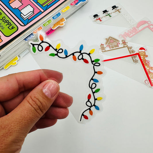 Christmas Lights Corner Tab