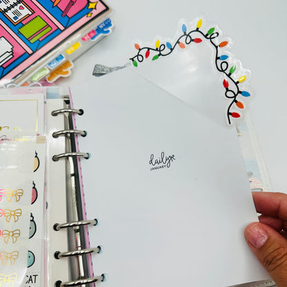 Christmas Lights Corner Tab