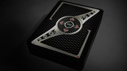 Chrome Kings Carbon Playing Cards (Foiled Edition) Playing Cards by De'vo