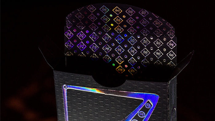 Chrome Kings Carbon Playing Cards (Foiled Edition) Playing Cards by De'vo