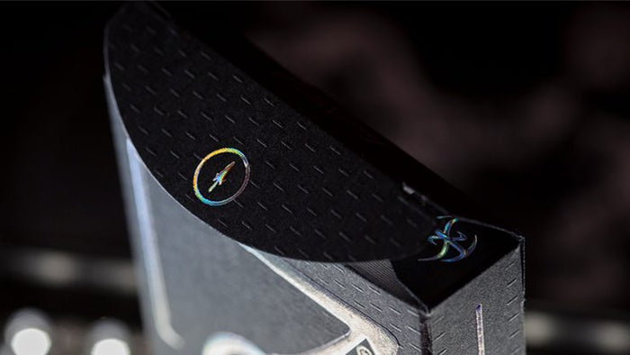 Chrome Kings Carbon Playing Cards (Foiled Edition) Playing Cards by De'vo