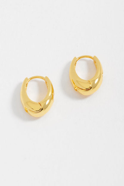 Chunky North Star Hinge Hoops