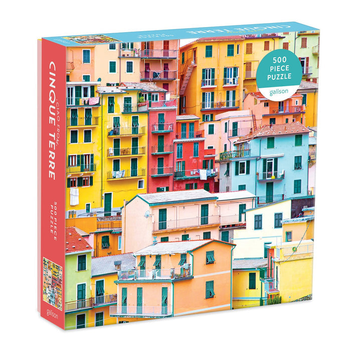 Ciao from Cinque Terre 500 Piece Puzzle 500 Piece Puzzles Galison