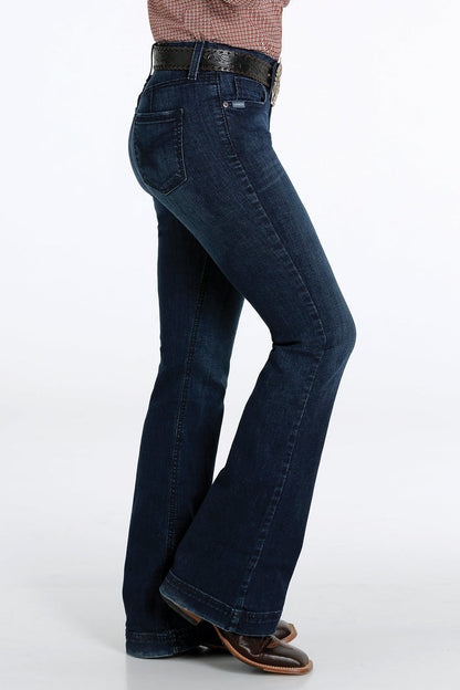 Cinch Women's Lynden Slim Trouser in Moonlight Wash