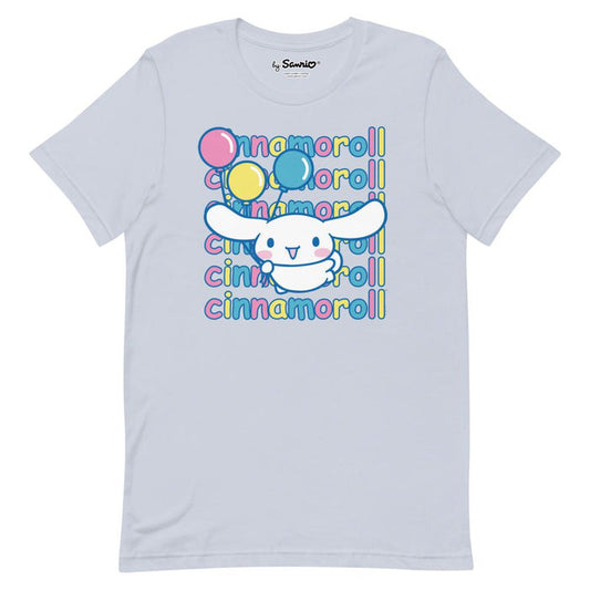 Cinnamoroll Watashi Wa T-Shirt (Light Blue) Apparel Printful XS