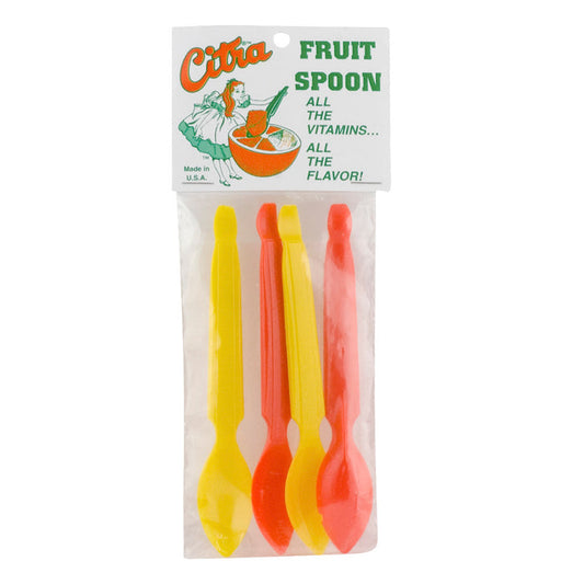 Citra Products of Florida Fruit Spoon Candy 4 Piece Bag #46P - 12 Count