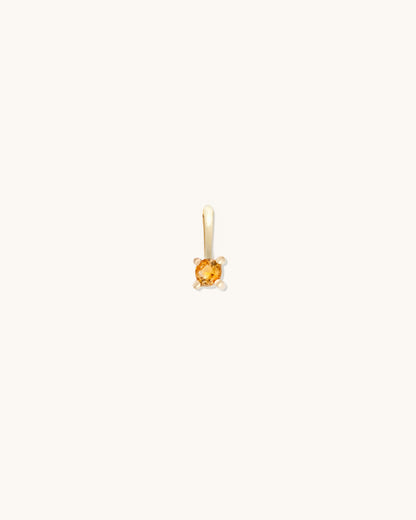Citrine Birthstone Charm