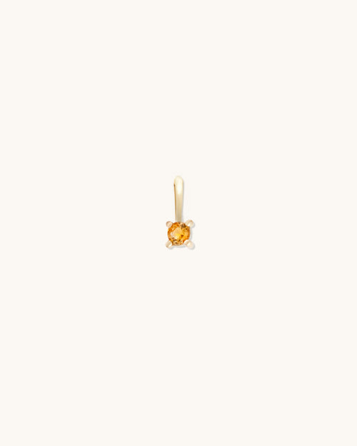 Citrine Birthstone Charm