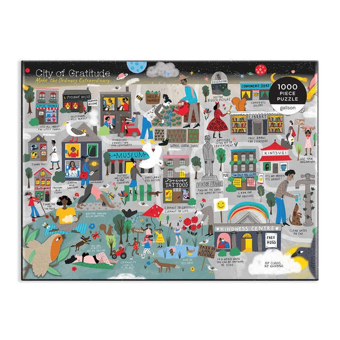 City of Gratitude 1000 Piece Jigsaw Puzzle 1000 Piece Puzzles Tina Bernstein