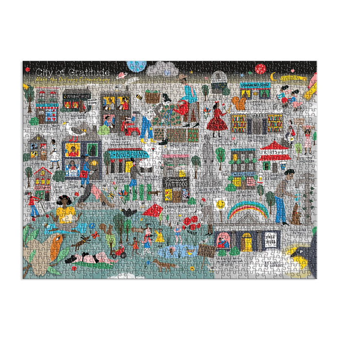 City of Gratitude 1000 Piece Jigsaw Puzzle 1000 Piece Puzzles Tina Bernstein
