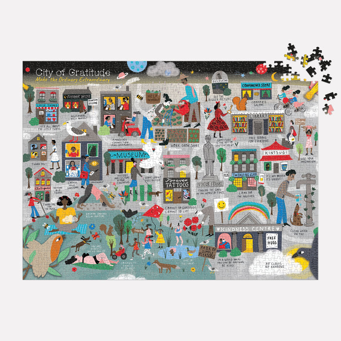 City of Gratitude 1000 Piece Jigsaw Puzzle 1000 Piece Puzzles Tina Bernstein