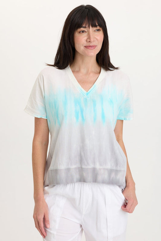 Wearables Clara Cotton Linen V-Neck Top