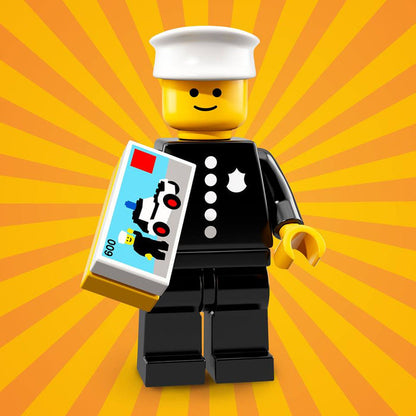 Classic Police Officer – Series 18 Lego Minifigure