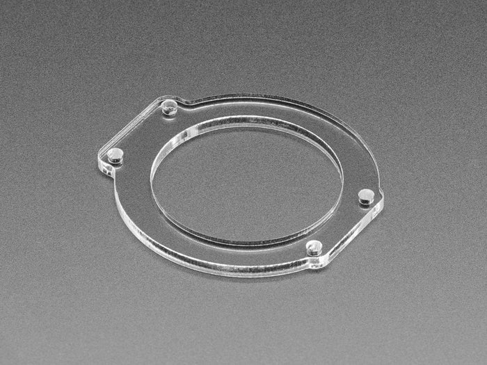 Clear Acrylic Lens Holder + Hardware Kit for HalloWing by Adafruit - The Pi Hut
