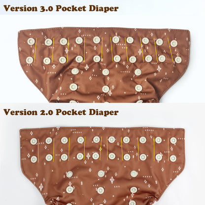 Clearance Pocket Diaper 2.0 -PD50938Z-S(Suede Cloth)