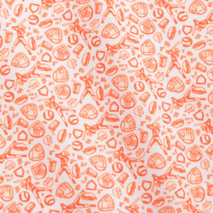 Clemson Fastball Printed Performance Polo