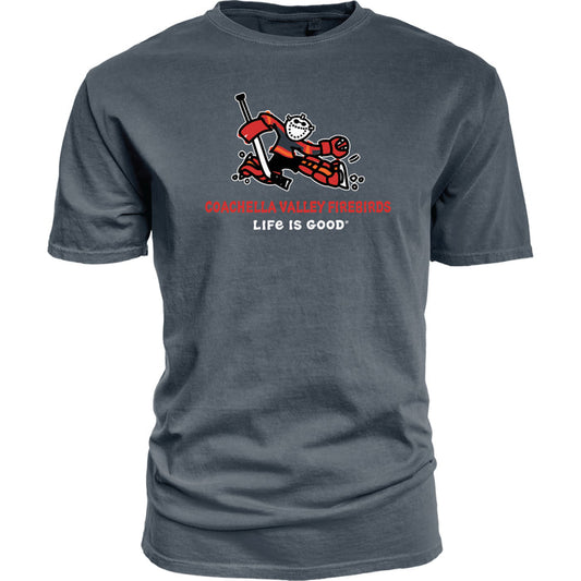 Coachella Valley Firebirds Life is Good Goalie Split Tee