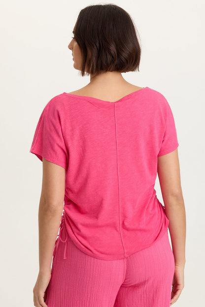 XCVI Cohn Jersey Boatneck Tee