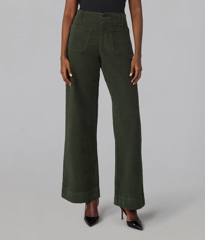 COLETTE-CMS High Rise Wide Leg Corduroy Jeans