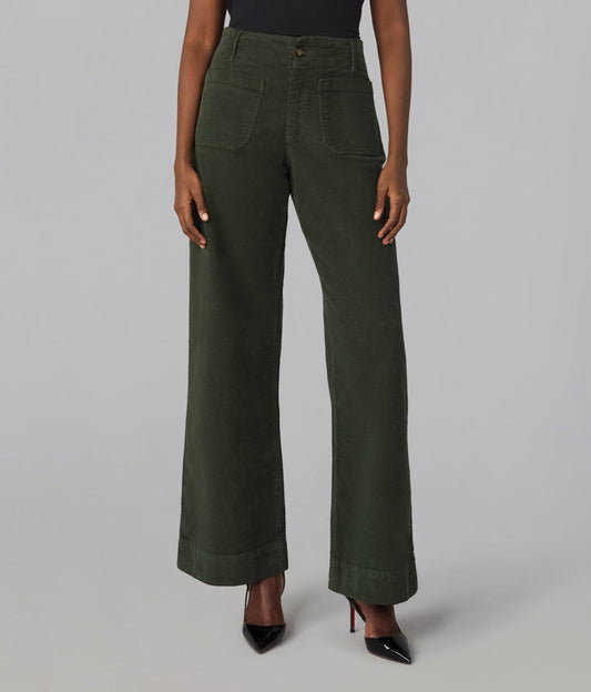 COLETTE-CMS High Rise Wide Leg Corduroy Jeans