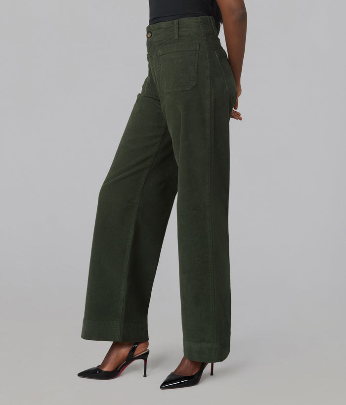 COLETTE-CMS High Rise Wide Leg Corduroy Jeans