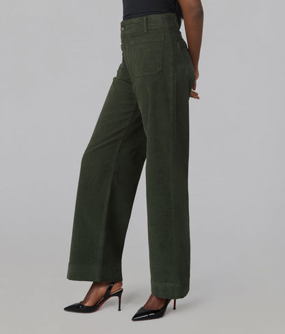 COLETTE-CMS High Rise Wide Leg Corduroy Jeans