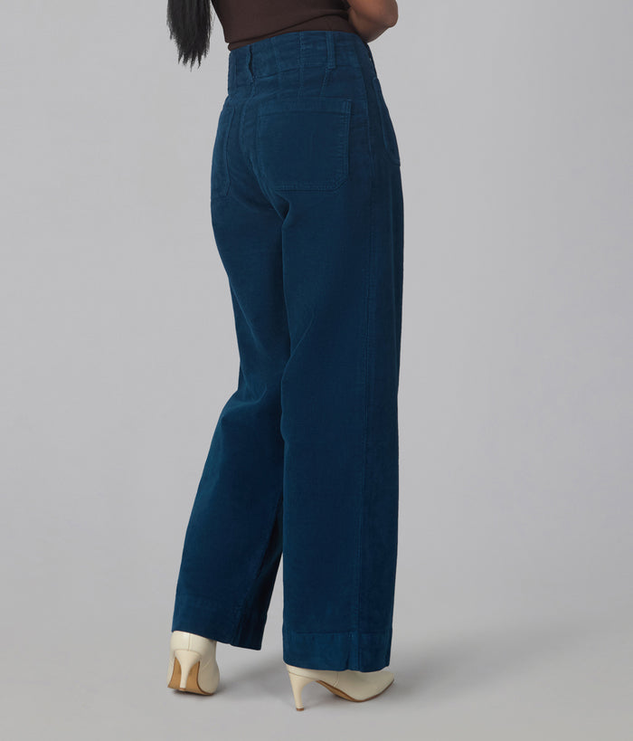 COLETTE-DKB High Rise Wide Leg Corduroy Jeans