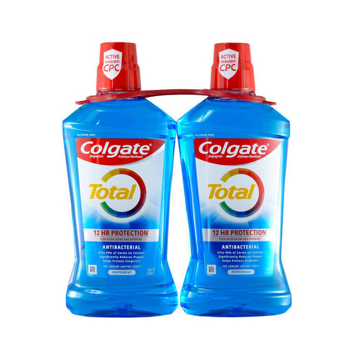 Colgate Total Advanced Pro-Shield Mouthwash, Peppermint, 2 Units / 1 L 383848 Ebuystt