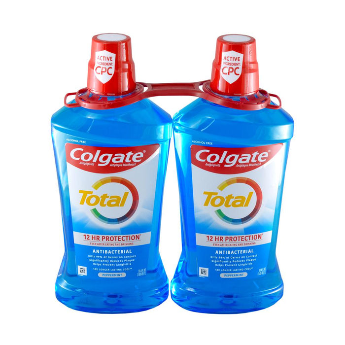 Colgate Total Advanced Pro-Shield Mouthwash, Peppermint, 2 Units / 1 L 383848 Ebuystt