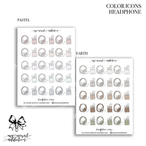 COLOR ICONS | HEADPHONE