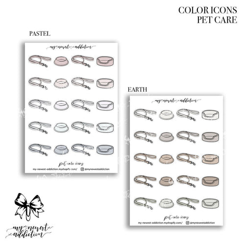COLOR ICONS | PET CARE