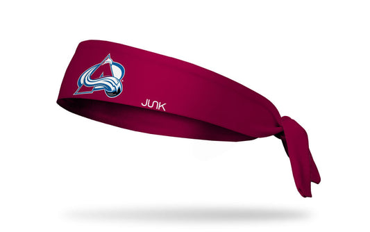 Colorado Avalanche: Logo Maroon Flex Tie Headband - View 1