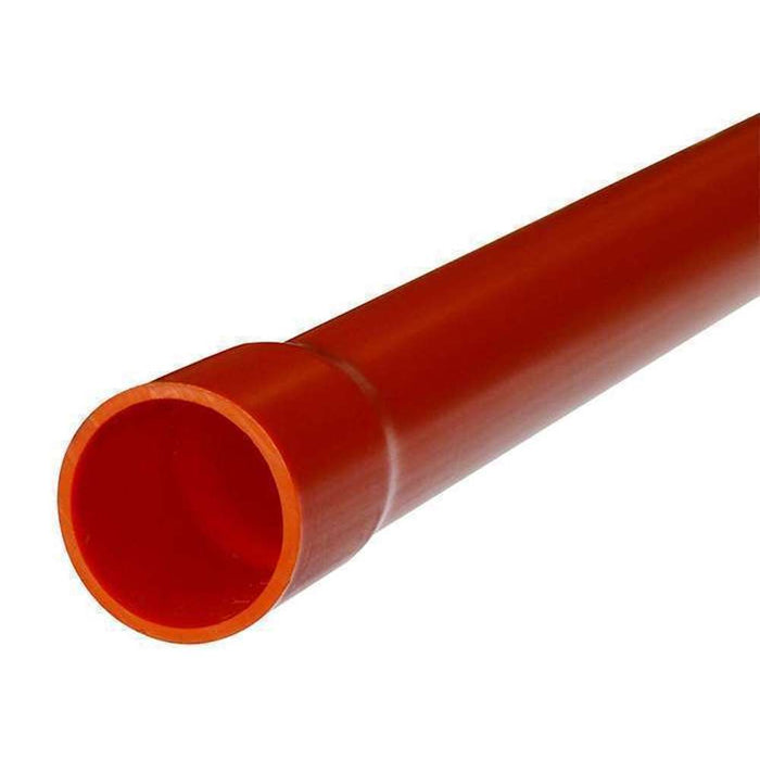 Conduit Pipe Orange H/D 100mm x 5.6m/5.8m (4")