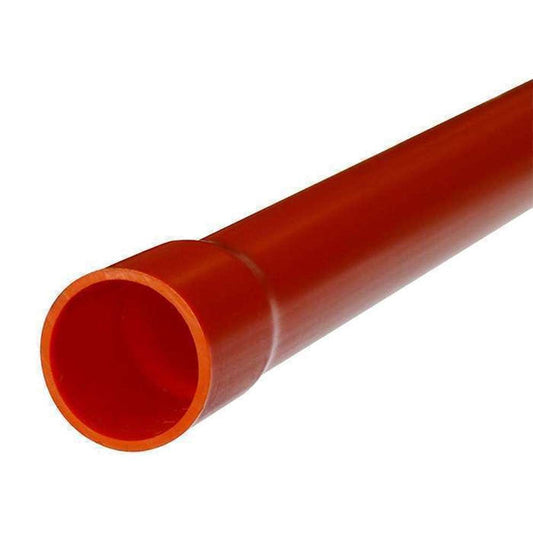 Conduit Pipe Orange M/D 25mm x 4m (1")