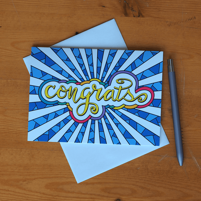 "Congrats" Greeting Cards