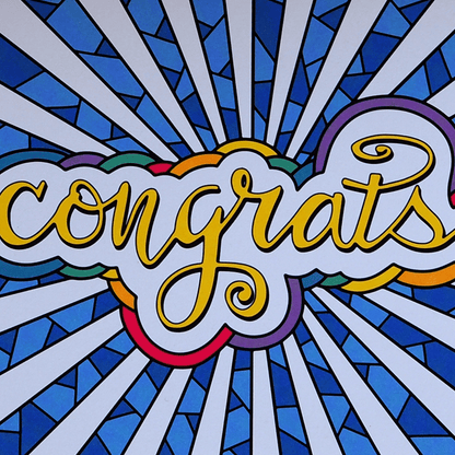 "Congrats" Greeting Cards