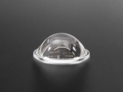 Convex Plastic Lens with Edge (40mm Diameter) by The Pi Hut - The Pi Hut